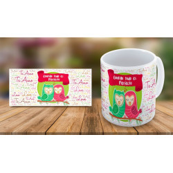 Tazas Lechuzas Polimeras  - San Valentin - T SV 05