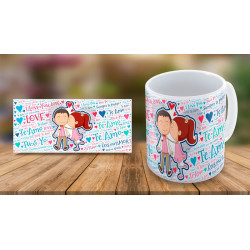 Tazas Te quiero Polimeras  - San Valentín - T SV 06