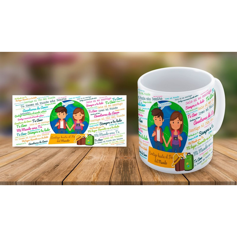 Tazas Juntos Polimeras  - San Valentin - T SV 07