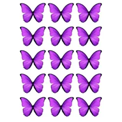 Lam. Comestible -  Mariposa Violeta